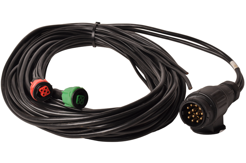 Radex Faisceau de câble Radex - 7 mètres de long - 13 broches - avec 2x 5 broches Prises - y compris les dérivations pour les feux de gabarit
