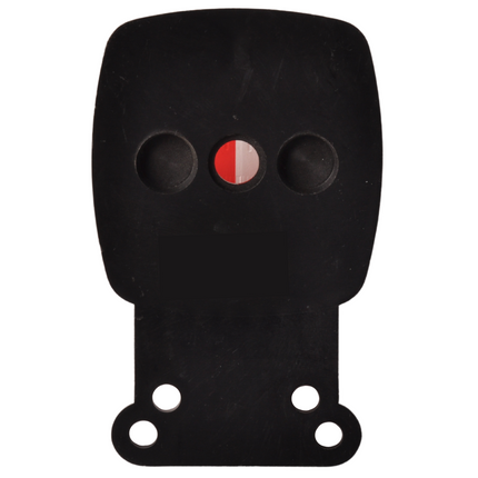 Radex Feu de gabarit 901 rouge/blanc sur support