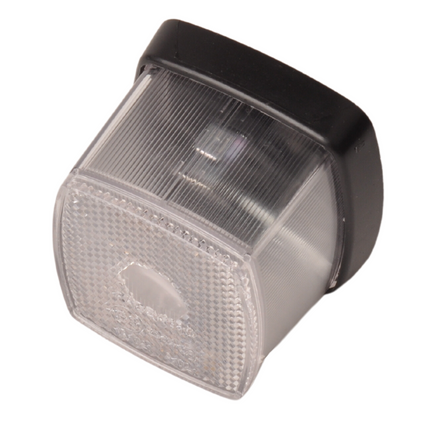 Radex Feu de gabarit PN910 - blanc - feu unique - 63x66 mm avec catadioptres