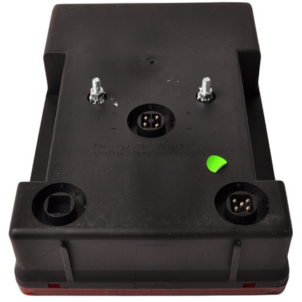 Radex Radex 6800 droit - 160x220x60 mm - équipé d'un connecteur et d'un feu de recul