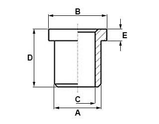 Remorqueshop Coussinet 13x20x28x4 mm