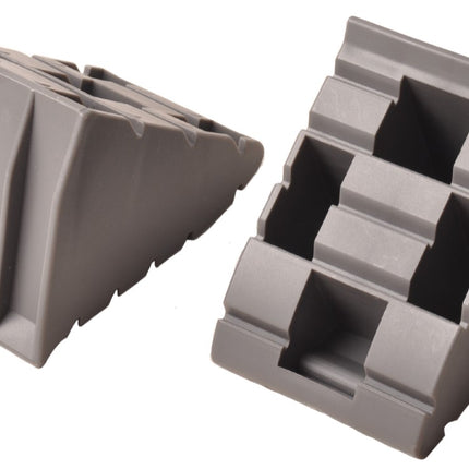 Remorqueshop Set de 2 cales de roue – compatible avec leveller