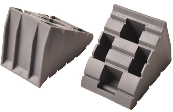 Remorqueshop Set de 2 cales de roue – compatible avec leveller