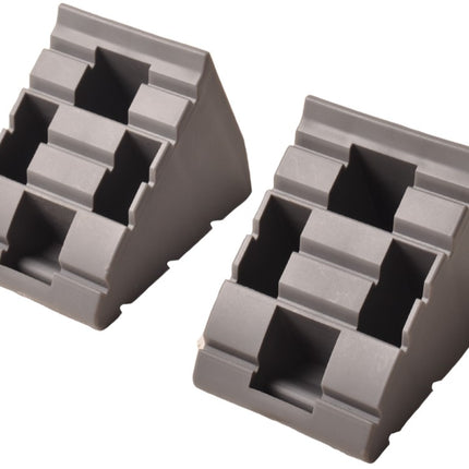 Remorqueshop Set de 2 cales de roue – compatible avec leveller