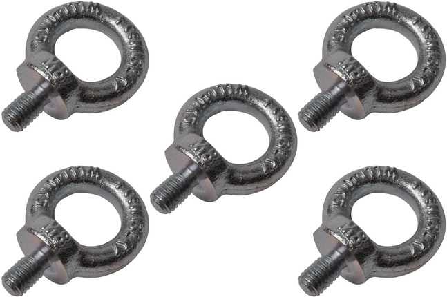 Remorqueshop Vis à œillet M8 galvanisée - 5 piecés