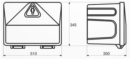 Stabilo Stabilo box 500-3 - boîte à timon - 510x340x300 mm