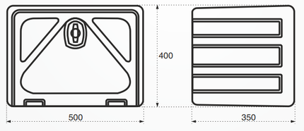 Stabilo Stabilo box 500 - boîte à timon - 500x400x350 mm