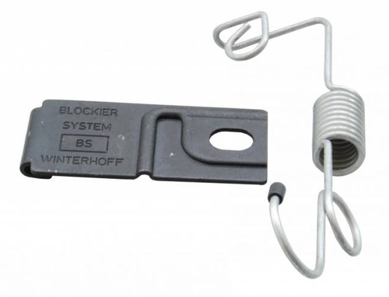 Winterhoff Roue jockey avec système de blocage (48 mm)