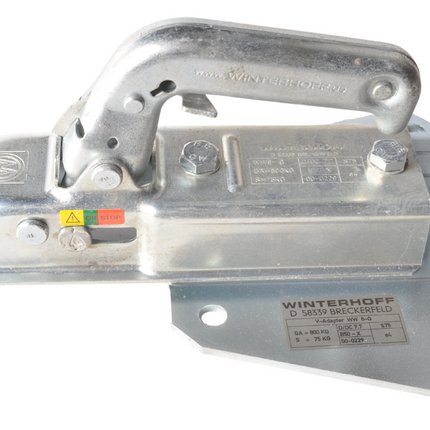 Winterhoff Timon en V Winterhoff - douille 50 mm - 800 kg - Têtes d'attelage non freinées
