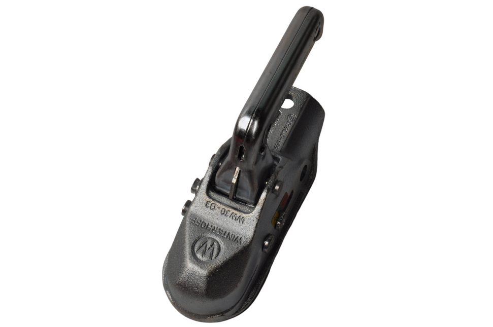 Winterhoff Winterhoff/Albe EM300RB - rond 50 mm - 3000 kg - M14 - Boîtier d'attelage freinée