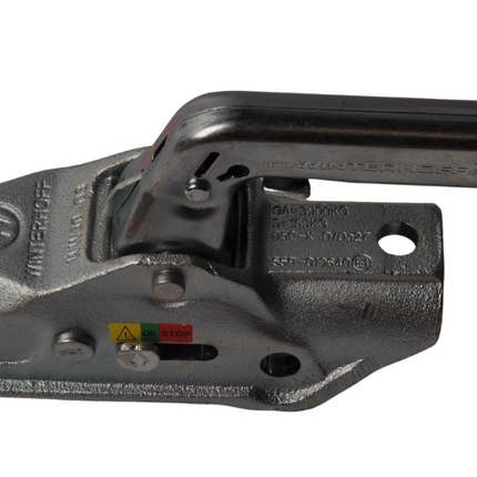 Winterhoff Winterhoff/Albe EM300RB - rond 50 mm - 3000 kg - M14 - Boîtier d'attelage freinée