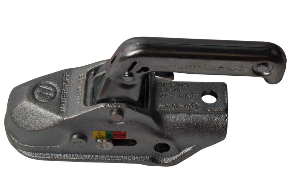 Winterhoff Winterhoff/Albe EM300RB - rond 50 mm - 3000 kg - M14 - Boîtier d'attelage freinée