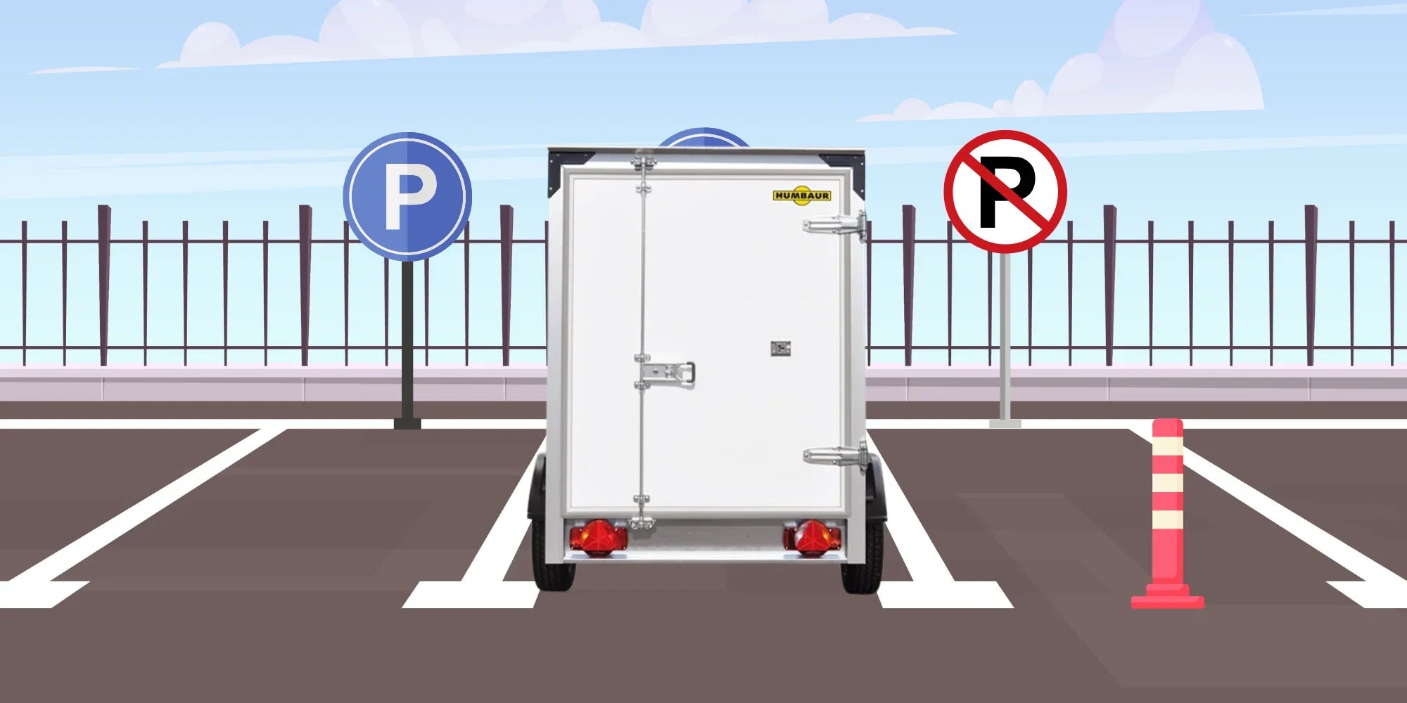 Sécuriser sa remorque avec un arceau de parking