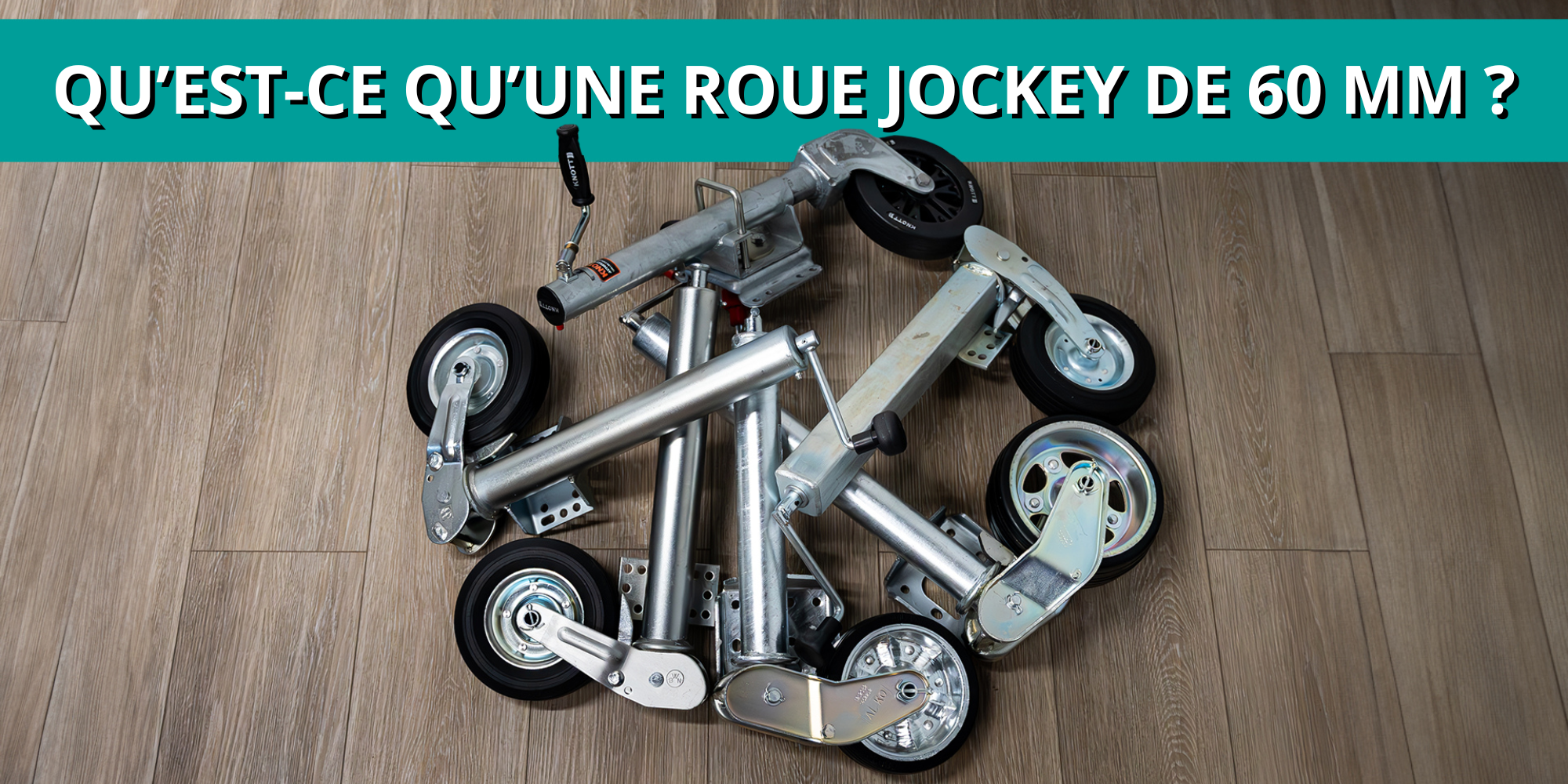 Top 3 des meilleures roues jockey pour remorques à essieu tandem