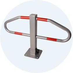 Anti-diefstal parkeerpaal - geschikt voor alle aanhangers met een v-dissel