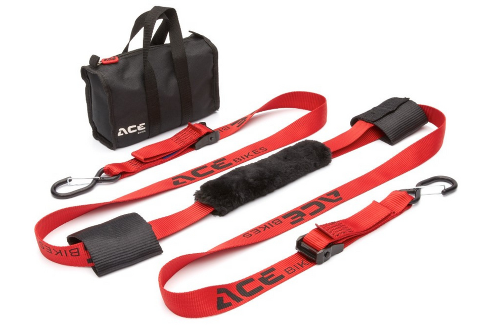Acebikes Acebikes Buckle-Up - Sangle pour guidon de moto - sac de transport inclus