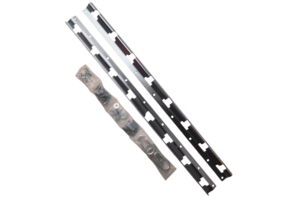 Acebikes Jeu complet de rails de fixation pour la fixation dans les camionnettes ou sur les remorques