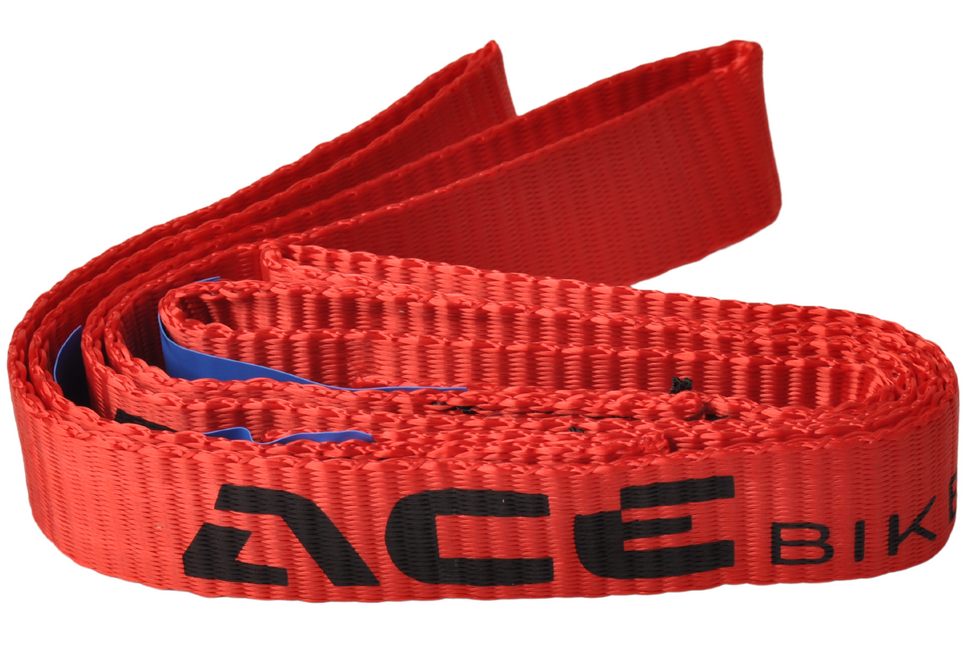 Acebikes Sangle d'arrimage Acebikes avec jeu de boucles - compatible avec le kit à cliquet Acebikes Heavy Duty