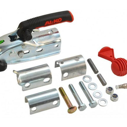 AL-KO AL-KO AK270 - rond 35/40/45/50 mm - 2700 kg - Boîtier d'attelage freinée - Safety Kit complet avec entretoises et Safety Ball