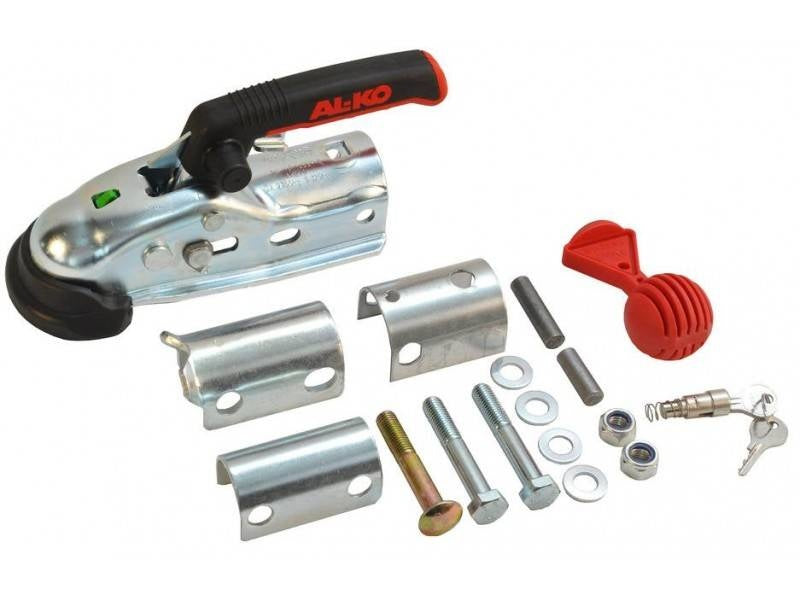 AL-KO AL-KO AK270 - rond 35/40/45/50 mm - 2700 kg - Boîtier d'attelage freinée - Safety Kit complet avec entretoises et Safety Ball