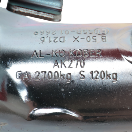 AL-KO AL-KO AK270 - rond 50 mm - 2700 kg - Boîtier d'attelage freinée
