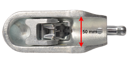 AL-KO AL-KO AKS3004 attelage anti-basculement - rond 50 mm - 3000 kg - attelage freiné