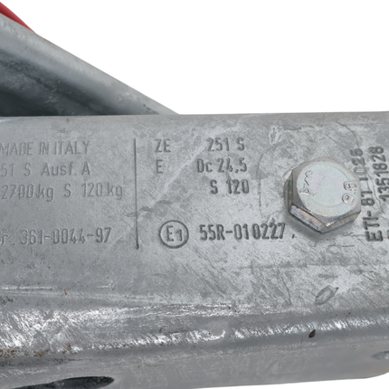 AL-KO AL-KO Frein à inertie pour remorque - 251S - capacité max : 2600 kg - connexion au timon en V - montage inférieur