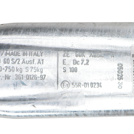 AL-KO AL-KO Frein à inertie pour remorque - 60S/2 - capacité max : 750 kg - carré 60 mm - y compris la console pour roue jockey