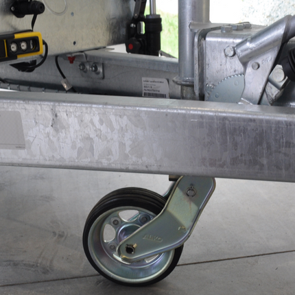 AL-KO AL-KO repliable Roue jockey - 60 mm - capacité de charge : 500 kg - charge lourde - plus-long