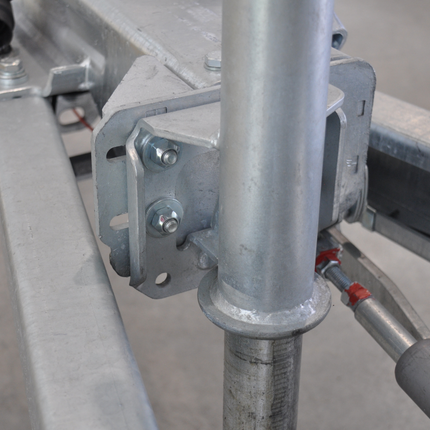 AL-KO AL-KO repliable Roue jockey - 60 mm - capacité de charge : 500 kg - charge lourde - plus-long