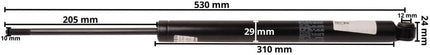 AL-KO Amortisseur à inertie Stabilus KF17-20, KR20, KRV17-20 & KV20HV-A