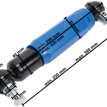 AL-KO Amortisseur AL-KO Octagon bleu 1350 kg