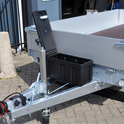 AL-KO Boîte à timo en Plastique AL-KO pour carrosserie - 515x220x280 mm - avec trappe latérale