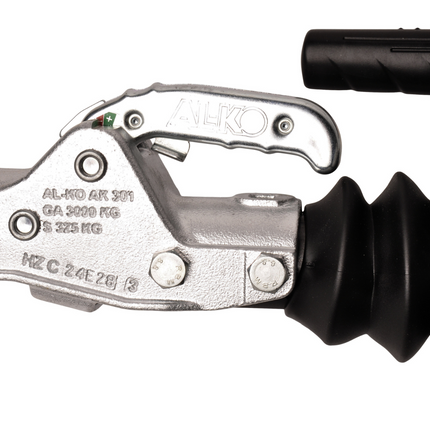 AL-KO Frein à inertie AL-KO pour remorque 251G – Capacité de traction maximale 3000 kg – Fixation timon en V – Montage inférieur/supérieur