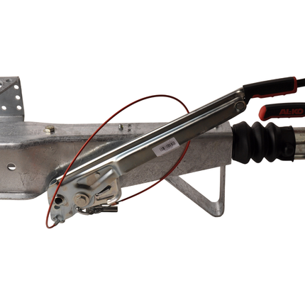 AL-KO Frein à inertie pour remorque 161S (1600kg) carré 100 mm - y compris le support de la roue jockey