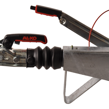 AL-KO Frein à inertie pour remorque 161S (1600kg) carré 100 mm - y compris le support de la roue jockey