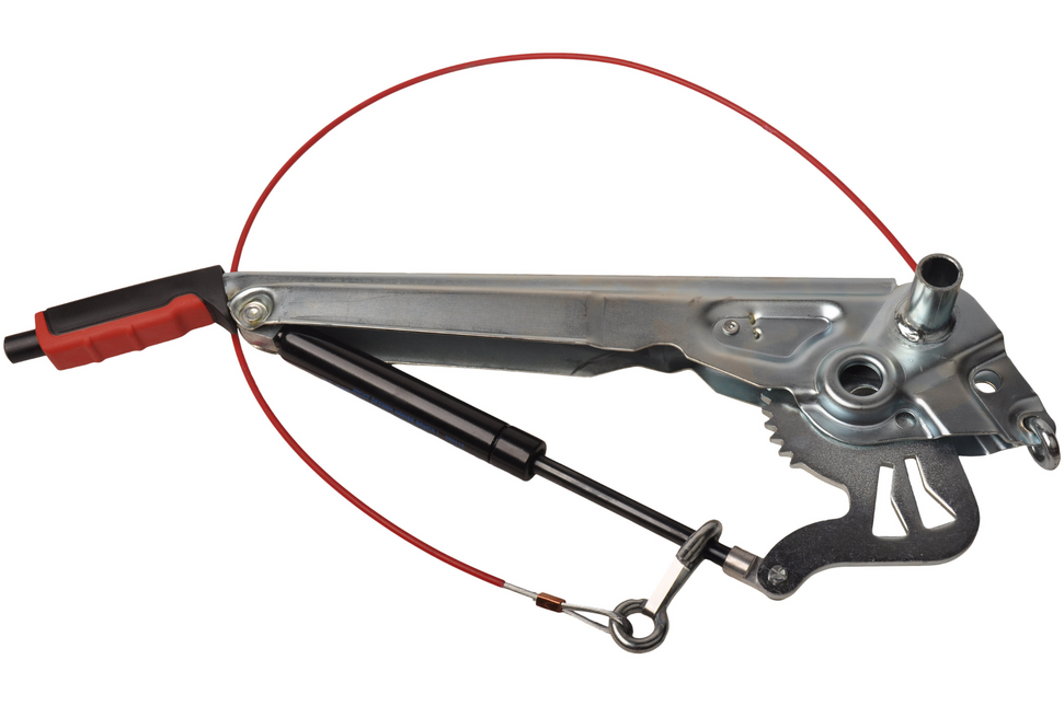 AL-KO Frein à main AL-KO 90S/3  & 160S Ausf. B- pour timon de remorque encastré incluant un ressort à gaz et un câble de rupture