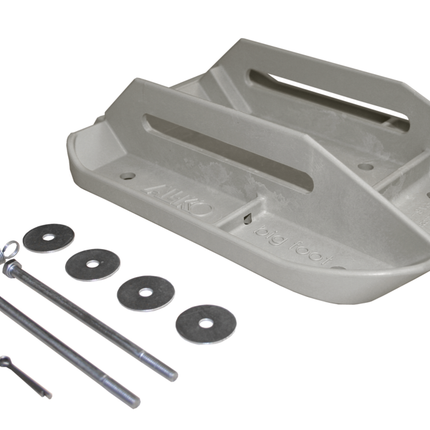 AL-KO Pieds de vérin AL-KO Big Foot – lot de 4 pièces - Surface d’appui : 200x180 mm
