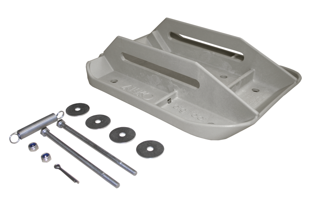 AL-KO Pieds de vérin AL-KO Big Foot – lot de 4 pièces - Surface d’appui : 200x180 mm