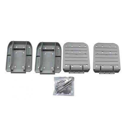 AL-KO Pieds de vérin AL-KO Big Foot – lot de 4 pièces - Surface d’appui : 200x180 mm