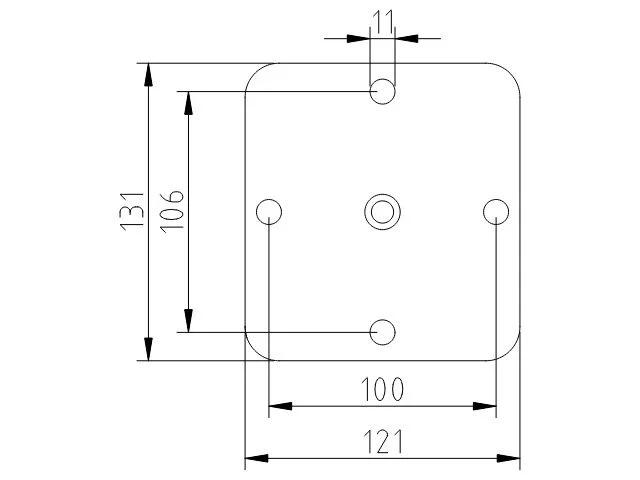 AL-KO Pince de roue jockey basculante AL-KO 48 mm