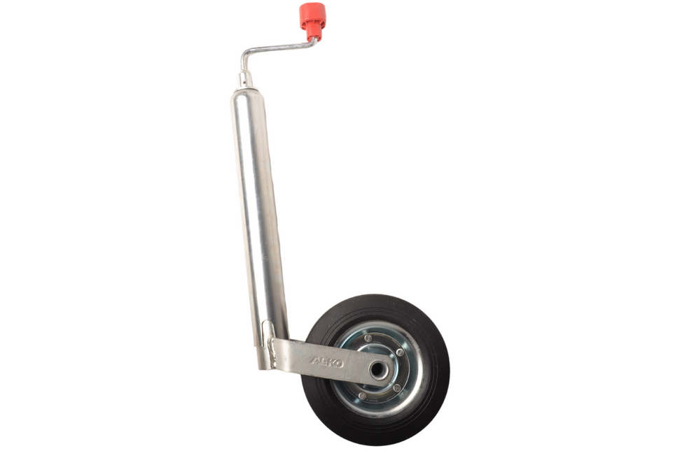 AL-KO Roue jockey Alko Compact, diamètre 48 mm rond, jante en acier avec roue en caoutchouc massif