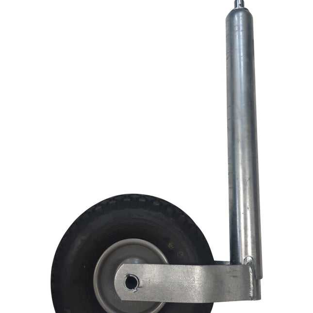 AL-KO Roue jockey Alko Plus, ronde diamètre 48 mm, extra longue, jante en acier avec pneu gonfable ( 260 x 85)