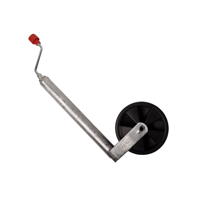 AL-KO Roue jockey Caravan AL-KO Plus - ronde diamètre 48 mm - extra longue - jante en plastique avec les sculptures de caoutchouc