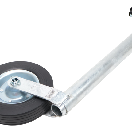 AL-KO Roue jockey Plus AL-KO - ronde 48 mm - capacité de charge : 150 kg - extra long - jante en acier avec caoutchouc massif