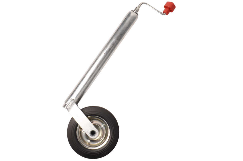 AL-KO Roue jockey Plus AL-KO - ronde diamètre 48 mm - extra longue - jante en acier avec caoutchouc massif