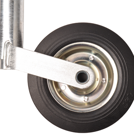 AL-KO Roue jockey Plus AL-KO - ronde diamètre 48 mm - extra longue - jante en acier avec caoutchouc massif