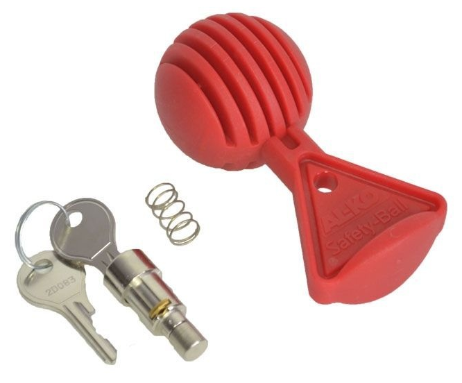 AL-KO serrure d'attelage originale pour attelage AL-KO AK161/AK270 - boule de sécurité incluse