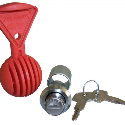 AL-KO Serrure d'attelage originale pour attelages AL-KO AK301/AK351 - Safety Ball inclus