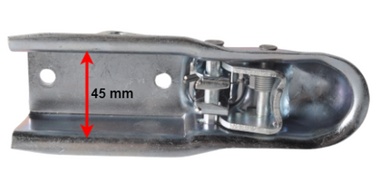 Albe Albe EM80VK - Douille 45 mm - 800 kg - Têtes d'attelage non freinées